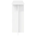 Console Table White 100 x 30 x 75 cm Engineered Wood