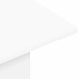 Console Table White 100 x 30 x 75 cm Engineered Wood - Low Angle