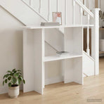 Console Table White 100 x 30 x 75 cm Engineered Wood