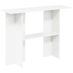 Console Table White 100 x 30 x 75 cm Engineered Wood