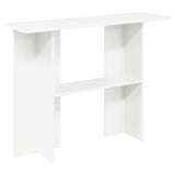 Console Table White 100 x 30 x 75 cm Engineered Wood - Front View
