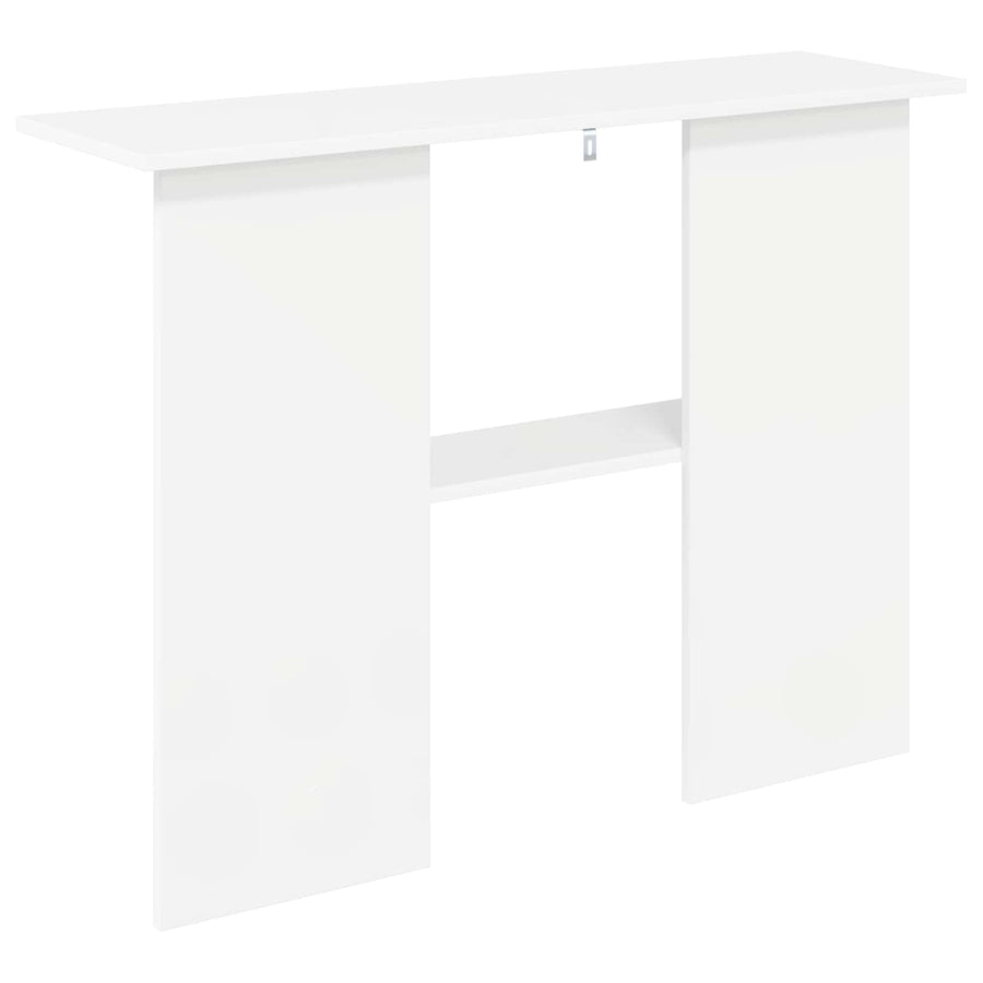 Console Table White 100 x 30 x 75 cm Engineered Wood