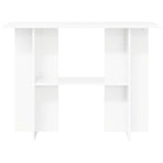 Console Table White 100 x 30 x 75 cm Engineered Wood