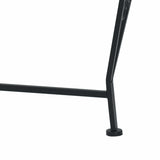 Tree Bench Ø 160 x 89 cm Steel Black Round - Side View