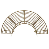 Tree Bench 4-Seater 160 x 80 x 89 cm Steel Antique Brown