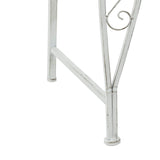 Tree Bench 4-Seater 160 x 80 x 89 cm Steel Antique White