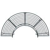 Tree Bench 4-Seater 160 x 80 x 89 cm Steel Silver Grey