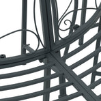 Tree Bench 4 -seater 160 x 80 x 89 cm steel Silver Grey