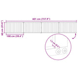 Dog Gate 4 pcs Black 100 x 60 cm Galvanised Steel - Close-Up Angle