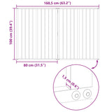 Dog Gate 2 pcs Black 80 x 100 cm Galvanised Steel - Close-Up Angle