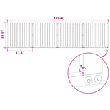 Dog Gate 4 pcs Black 80 x 80 cm Galvanised Steel