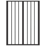 Dog Gate 2 pcs Black 60 x 80 cm Galvanised Steel