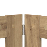 Foldable Dog Gate with Stands 4 pcs Artisan Oak 401 cm - Top-Down View