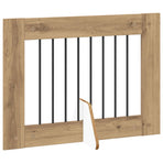 Foldable Dog Gate with Stands 2 pcs 160.5 cm