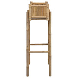 Garden Planter with Holder Natural 50 x 38 x 114 cm Bamboo - 45-Degree Angle