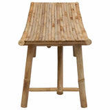 Garden Bench Natural 110 x 45 x 50 cm Bamboo