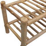 Shoe Rack with Shelf Natural 68 x 28 x 30 cm Bamboo