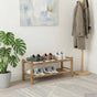 Shoe Rack 68 x 28 x 30 cm Bamboo Natural