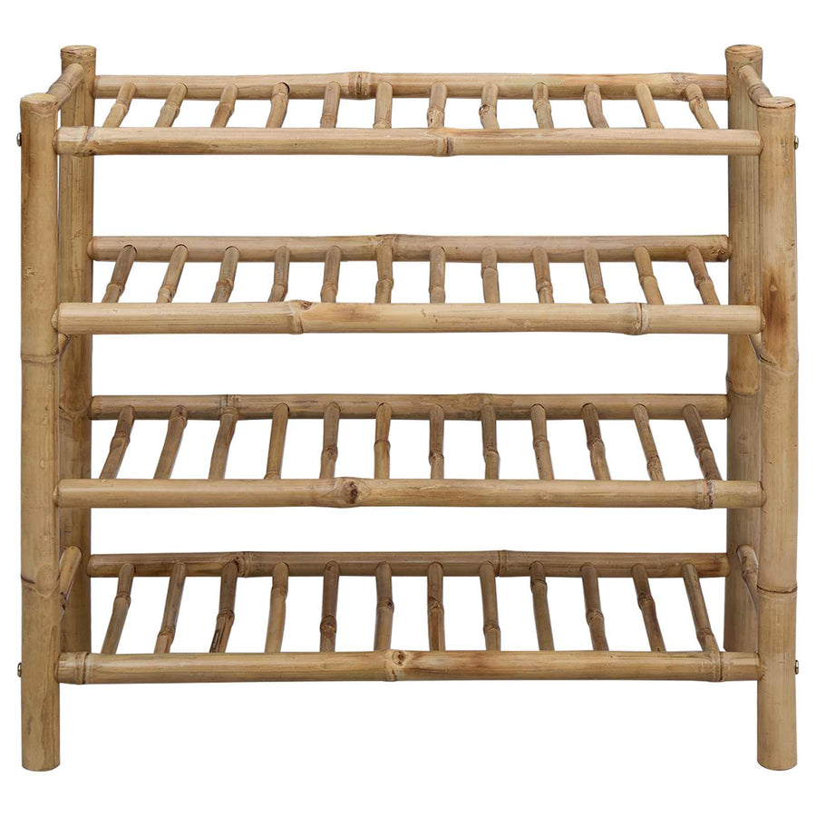 Shoe Rack 68 x 28 x 63 cm Bamboo Natural
