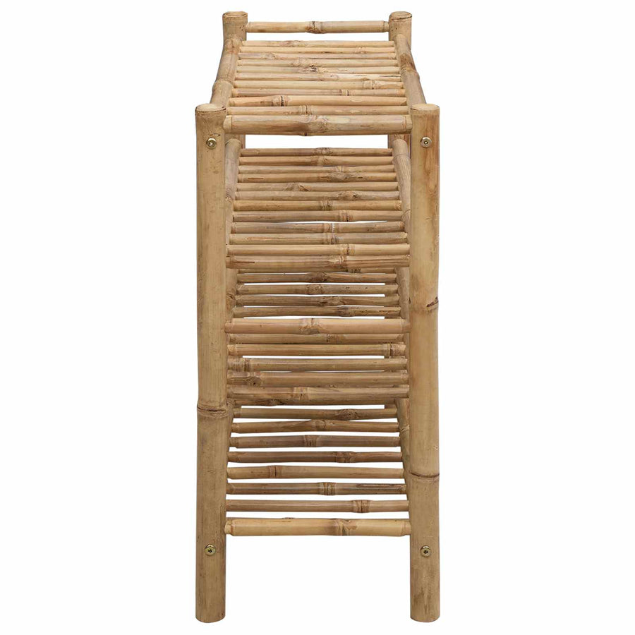 Shoe Rack 68 x 28 x 63 cm Bamboo Natural