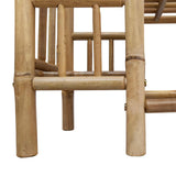 Shoe Rack with Shelf Natural 88 x 27 x 80 cm Bamboo - Low Angle