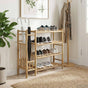 Shoe Rack 88 x 27 x 80 cm Bamboo Natural