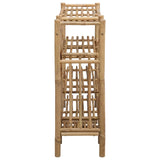 Shoe Rack with Shelf Natural 88 x 27 x 80 cm Bamboo