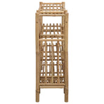 Shoe Rack 88 x 27 x 80 cm Bamboo Natural
