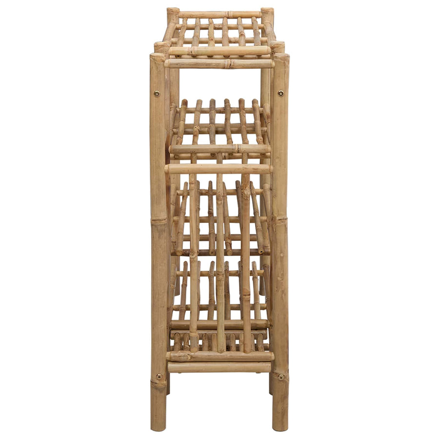 Shoe Rack 88 x 27 x 80 cm Bamboo Natural