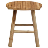 Garden Stool Natural Ø 38 x 42 cm Bamboo