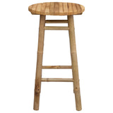 Garden Stool Natural Ø 38 x 68 cm Bamboo