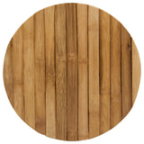 Garden Stool Natural Ø 38 x 68 cm Bamboo - Close-Up Angle