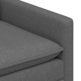 Sofa Set 2 pcs Dark Grey Fabric - 45-Degree Angle
