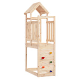 Play Tower Brown 53 x 110.5 x 214 cm Solid Pine Wood - Front View
