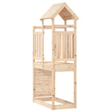 Play Tower Brown 53 x 110.5 x 214 cm Solid Pine Wood - 45-Degree Angle