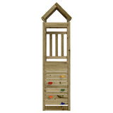 Play Tower Brown 53 x 110.5 x 214 cm Solid Impregnated Wood - Front View