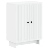 3 Piece Bathroom Cabinet Set EDE White Engineered Wood