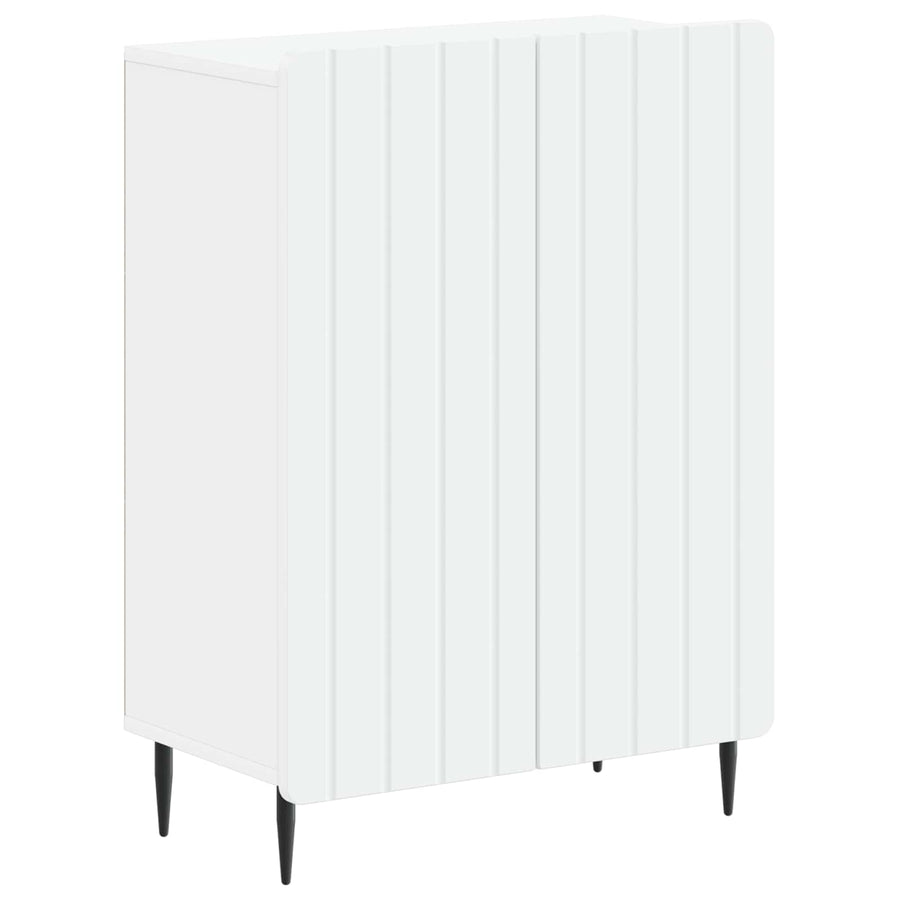 3 Piece Bathroom Cabinet Set ZWOLLE White Engineered Wood