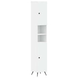 3 Piece Bathroom Cabinet Set BREDA White Engineered Wood