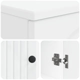 2 Piece Bathroom Cabinet Set ALKMAAR White Engineered Wood