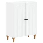 2 Piece Bathroom Cabinet Set ALKMAAR White Engineered Wood