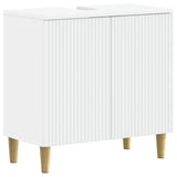 2 Piece Bathroom Cabinet Set ARNHEM White Engineered Wood