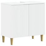2 Piece Bathroom Cabinet Set ARNHEM White Engineered Wood