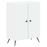 2 Piece Bathroom Cabinet Set BREDA White Engineered Wood - Side View