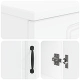 2 Piece Bathroom Cabinet Set UTRECHT White Engineered Wood