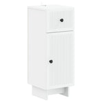 3 Piece Bathroom Cabinet Set EDE White Engineered Wood