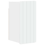 3 Piece Bathroom Cabinet Set ZWOLLE White Engineered Wood - Side View