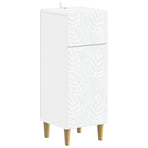 3 Piece Bathroom Cabinet Set DELFT White Engineered Wood