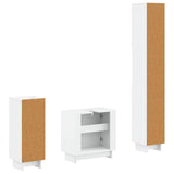 3 Piece Bathroom Cabinet Set EDE Engineered Wood - 45-Degree Angle