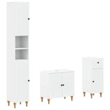 3 Piece Bathroom Cabinet Set ALKMAAR Engineered Wood